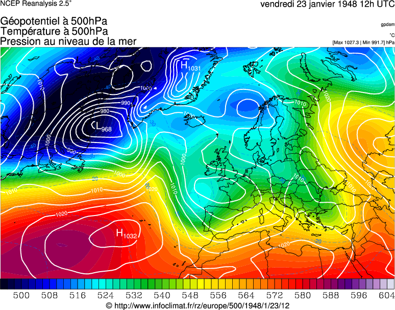 R&eacute;analyse m&eacute;t&eacute;orologique