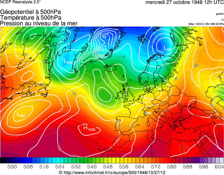R&eacute;analyse m&eacute;t&eacute;orologique