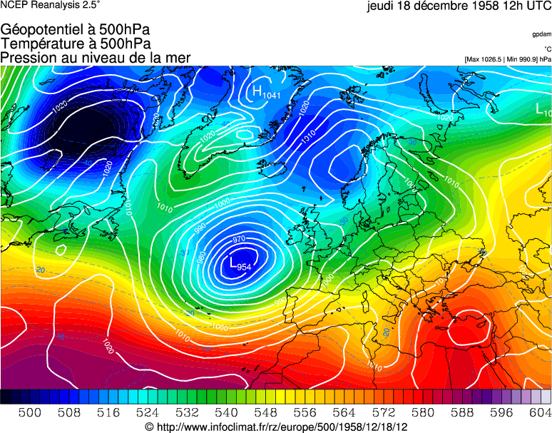 R&eacute;analyse m&eacute;t&eacute;orologique