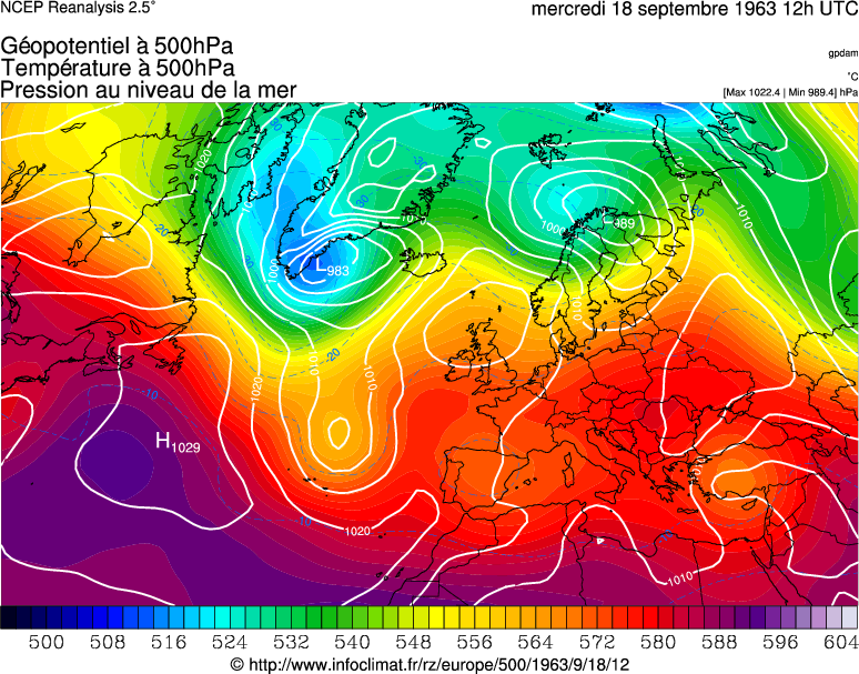 R&eacute;analyse m&eacute;t&eacute;orologique