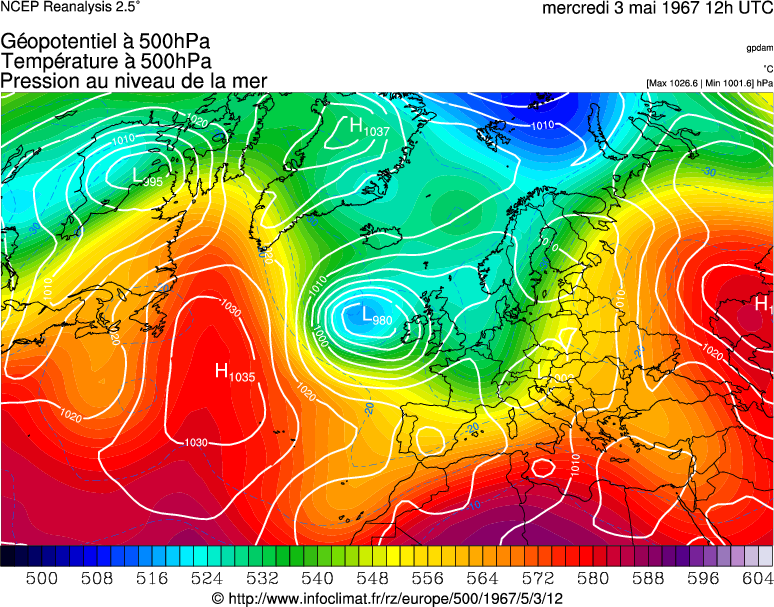 R&eacute;analyse m&eacute;t&eacute;orologique