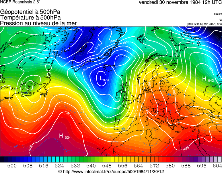 R&eacute;analyse m&eacute;t&eacute;orologique