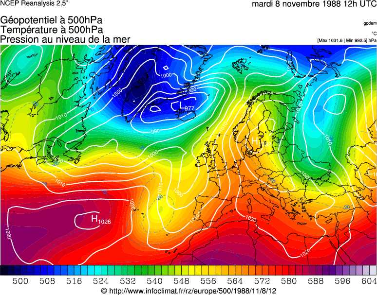 R&eacute;analyse m&eacute;t&eacute;orologique