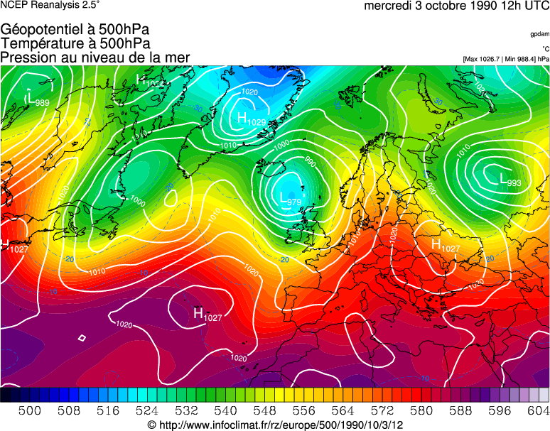 R&eacute;analyse m&eacute;t&eacute;orologique
