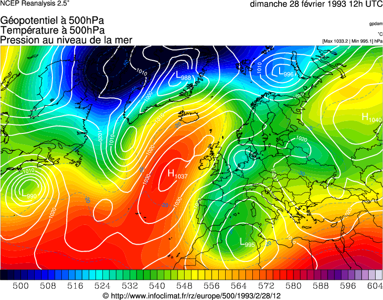 R&eacute;analyse m&eacute;t&eacute;orologique