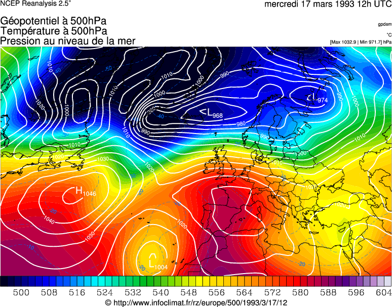 Réanalyse météorologique