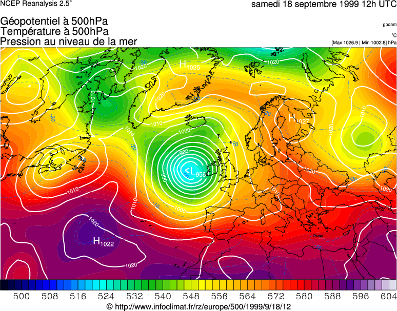 R&eacute;analyse m&eacute;t&eacute;orologique