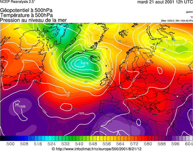 R&eacute;analyse m&eacute;t&eacute;orologique