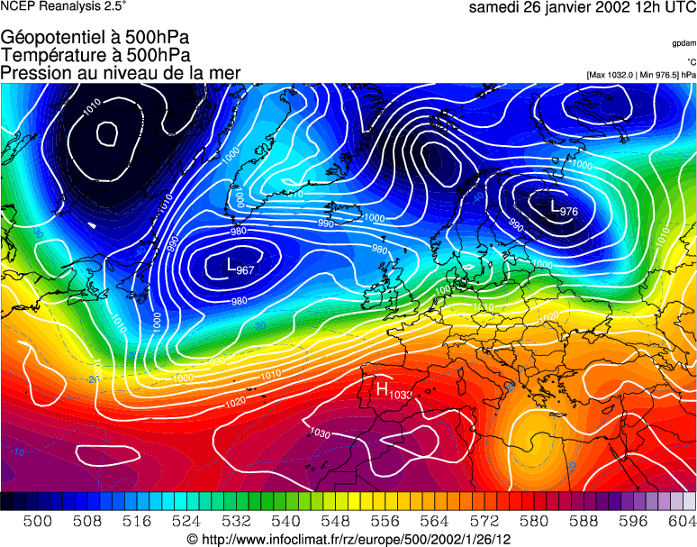 R&eacute;analyse m&eacute;t&eacute;orologique