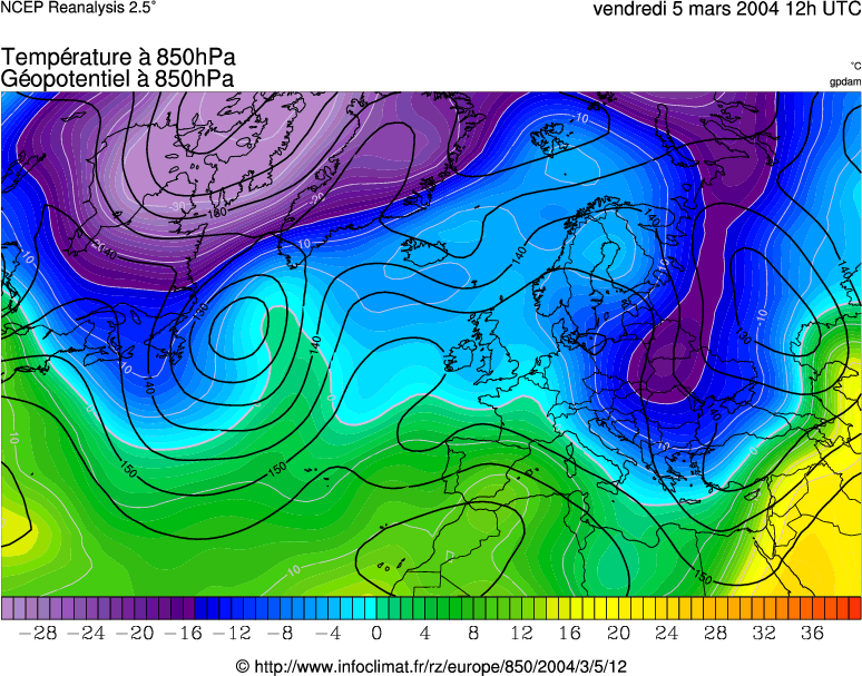 R&eacute;analyse m&eacute;t&eacute;orologique
