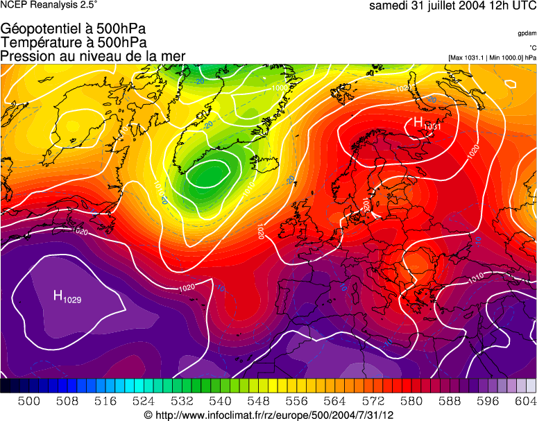 R&eacute;analyse m&eacute;t&eacute;orologique