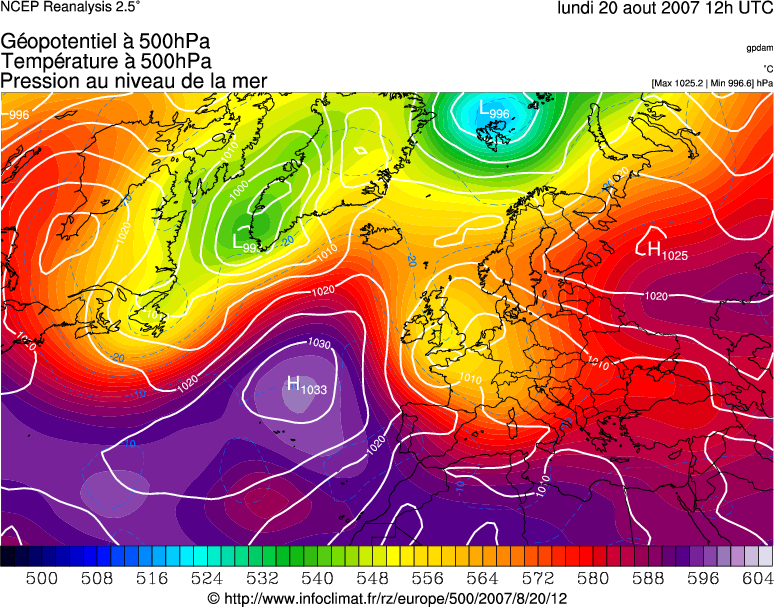 R&eacute;analyse m&eacute;t&eacute;orologique