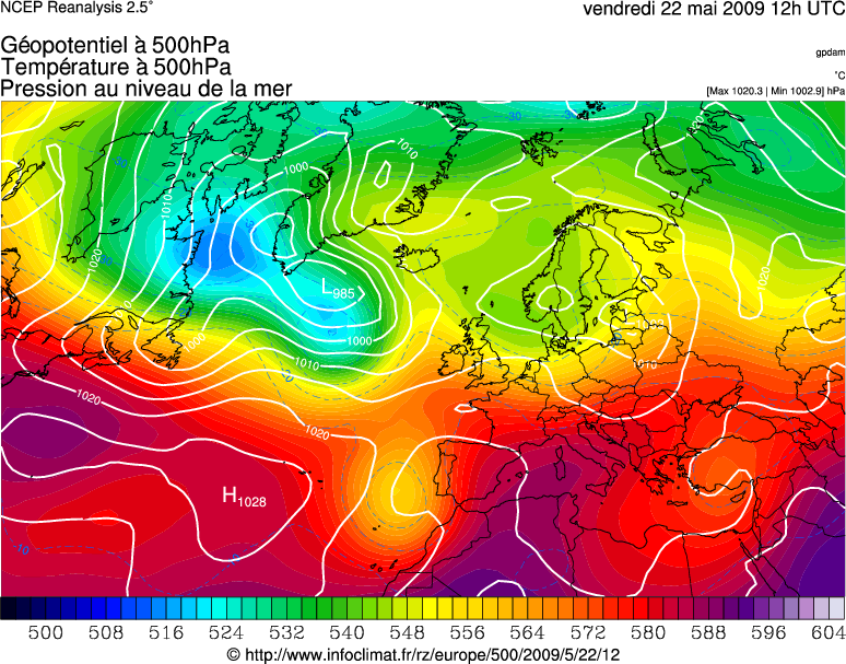 R&eacute;analyse m&eacute;t&eacute;orologique