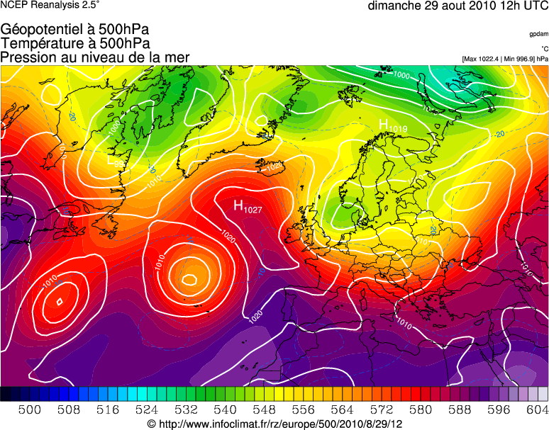 R&eacute;analyse m&eacute;t&eacute;orologique