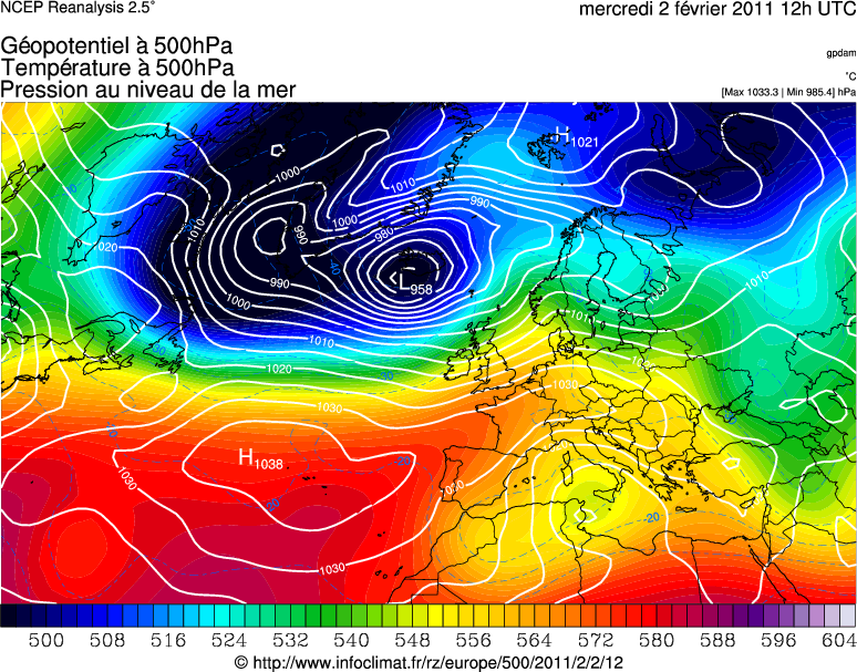 R&eacute;analyse m&eacute;t&eacute;orologique